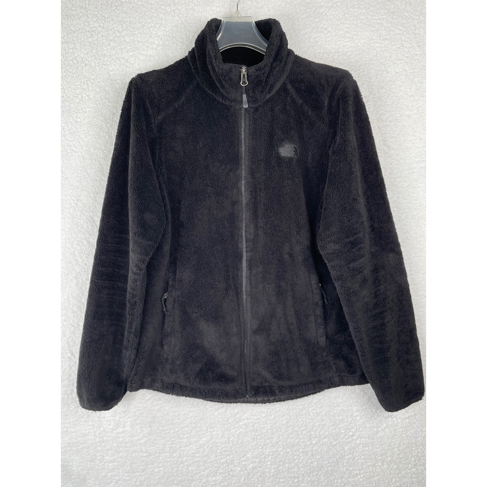 The North Face Womens Osito Full Zip Fleece Jacket Black‎ Large High Pile Soft
